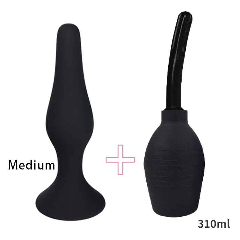 Anal Plug And Enema Cleaner Set For Couples Men And Women_voghion.com