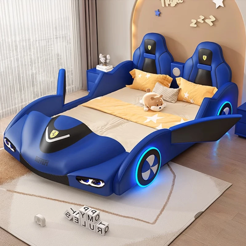 Design Toddler Boys Bed Modern Luxury Princess Multifunctional Loft Children Bed Frames Girls Lit De Chambre A Coucher Furniture