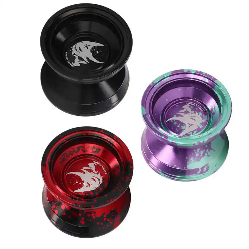 Children Unresponsive Yoyo Professional Aluminum Alloy Yoyo Toy Birthday Gift String Glove