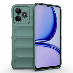 ShockProof Armor Protective Bumper Back Phone Cover - Durable Protection Case for Realme C51 (Dark Green)