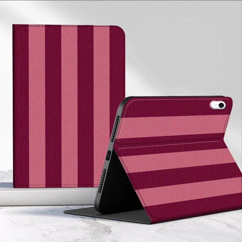 Creative Red Plaid Design Soft Tablet Case