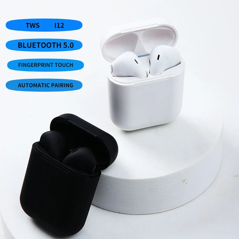 Tws-стереонаушники i12 с поддержкой Bluetooth 5 0 и зарядным футляром |