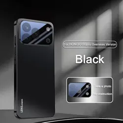 Minimalist Scratch - Resistant Acrylic Phone Case - Shockproof and Durable Cover for Honor 600 Pro (Black)