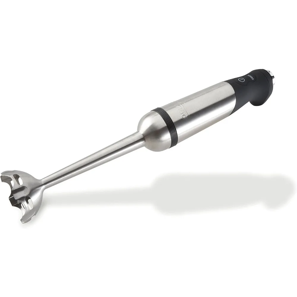 Electrics Stainless Steel Immersion Blender 2 Piece Turbo Function 600 Watts Detachable, Variable Speed Control, Hand Blander