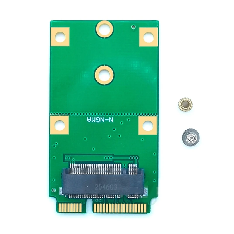 B0KA MSATA to for .2 NGFF Adapters Convert Card NGFF for .2 SATA-Bus SSD B for KEY to MSATA Male Riser for .2 Adapter For M2 m2 key a e to m2 nvme adapter convert card riser ngff to key m expansion slot wifi interface to m2 nvme support 2230 2280 m2 ssd