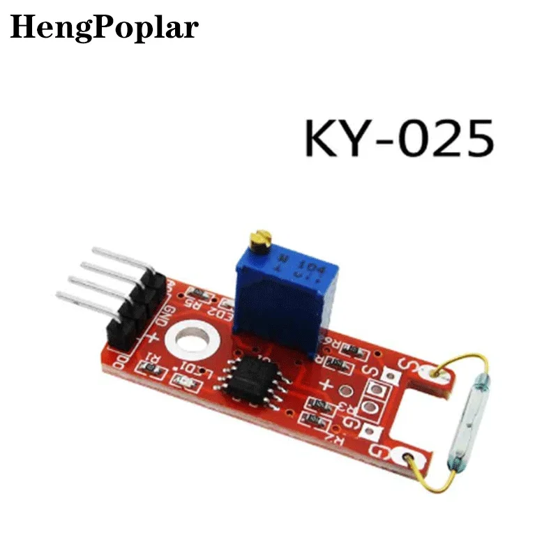 5 Pz Ky-025 4Pin Betr Magnetic Dry Reed Pipe Switch Modulo Sensore Magnetron Fai Da Te Ky-25