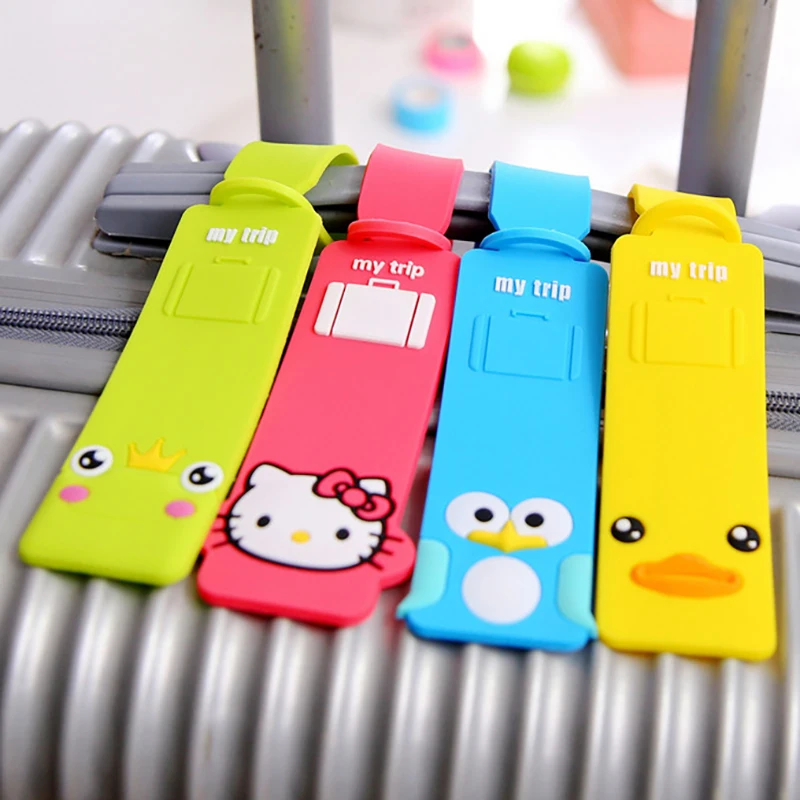 

Cartoon Sanrio Luggage Tag Hello Kittys Accessories Cute Kawaii Anime Boarding Tag Luggage Tags Check-In Tags Toys for Girl Gift