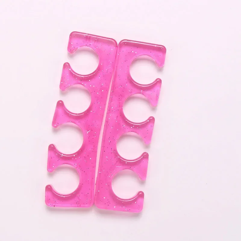 Buy in Bulk Pay One Shipping Fee Only 1 Pair Soft Silicone Manicure Pedicure Nails Separator Toe Spacer Separation Splitter