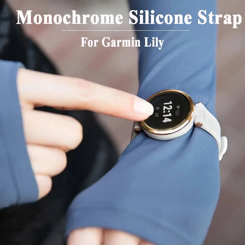 Premium Soft Silicone Sport Watch Strap Replacement with Installation Tool