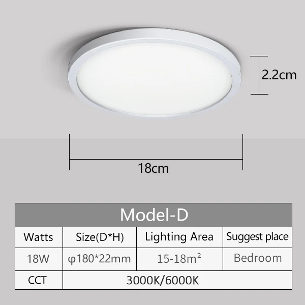 bathroom ceiling light LED Ceiling Lamp 48W 36W 24W 18W Lustre Natural lights for Ceiling Chandelier 120V 220V Living room Dining room Lamp Home Decor down lights Downlights