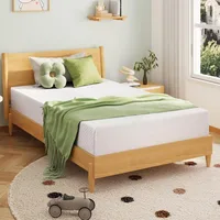6-inch children's double memory sponge mattress with cooling green tea gel, medium hardness support to relieve pressure 1