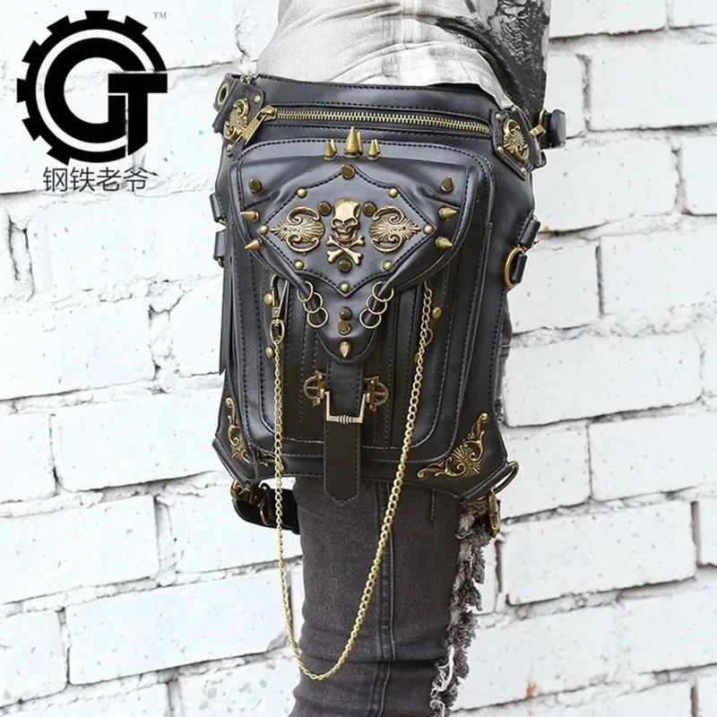 

2024 Genuine leather Special Drop Utility Thigh Pouch New Fashionable Military Women Waist Pack Weapons Tactics Ride Leg Bag