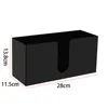 Countertop Paper Towel Dispenser Acrylic Paper Towel Holder Paper Towels Storage Container for Z Fold C Fold Multi-fold Paper 6