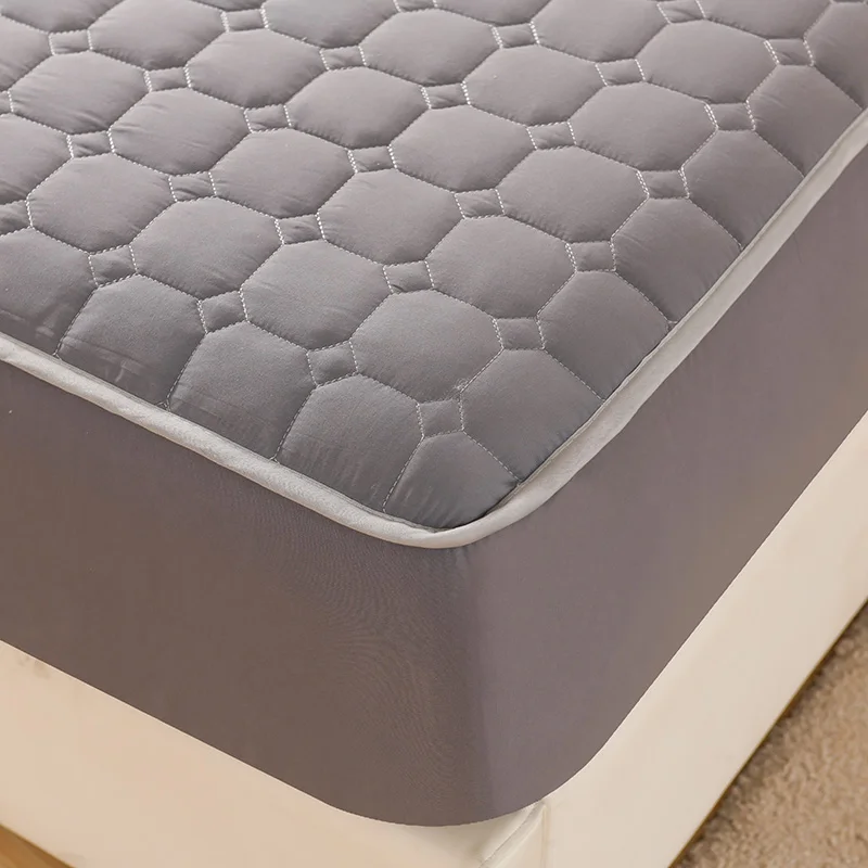 Colchoneta gruesa plegable para cama, Protector de colchón de poliéster  transpirable, 90x200/150x200/180x200/200x200cm, secadora lavable a máquina