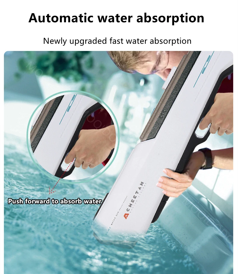 1L Capacity Electric Water Gun Toy Automatic High Pressure Blaster Pool Guns Summer Outdoor Toy for Adult Children Gift water guns