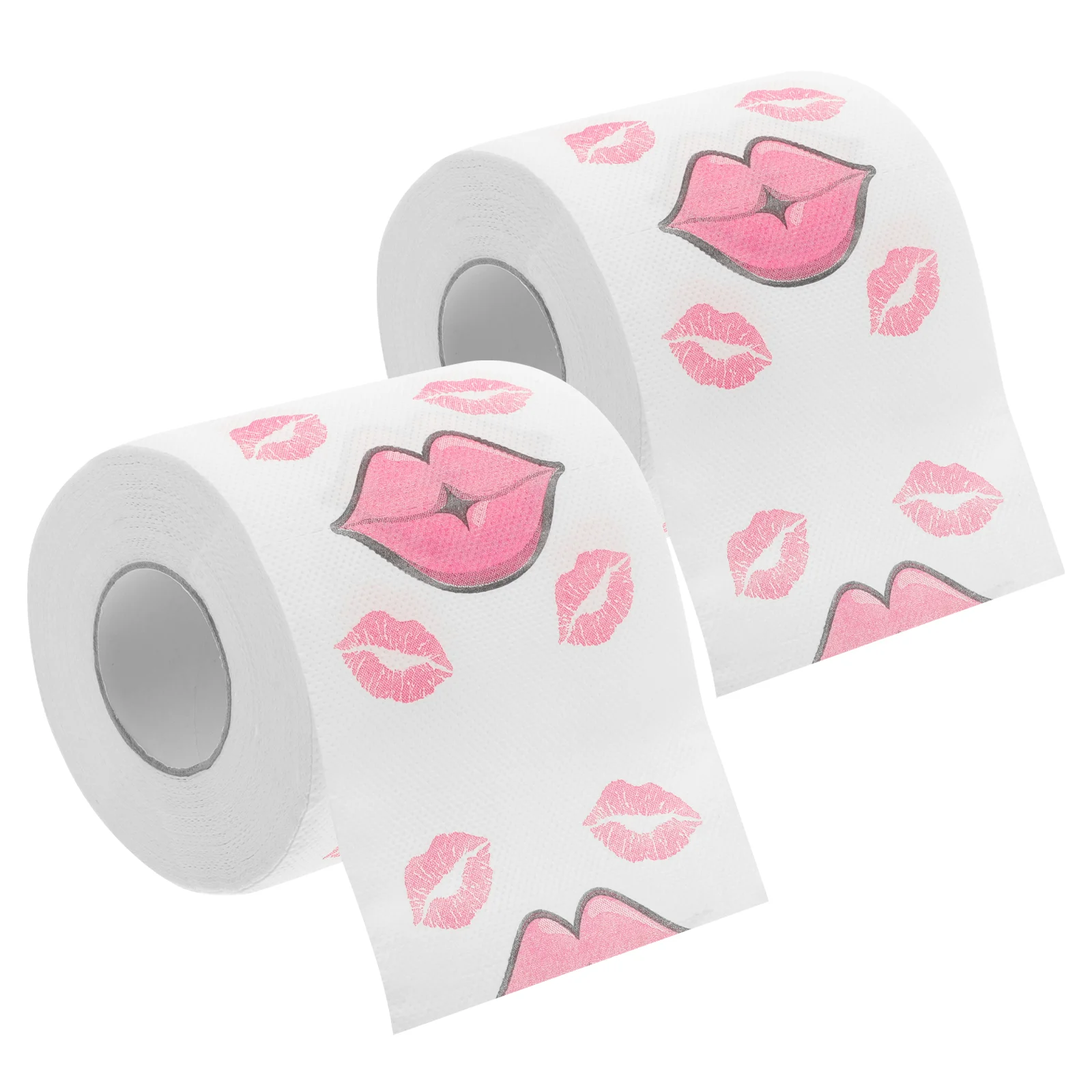 

2 Rolls Red Mouth Tissue Lip Toilet Paper Printed Bulk Towels Printing Bathroom Accessory Tissues Soft Kitchen