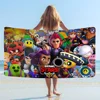 Game B-rawl Game S-Stars  Beach Towels Shower Towel Sauna Travel Spa Microfiber Quick Dry Gym Accessories Cute Room Decor 1