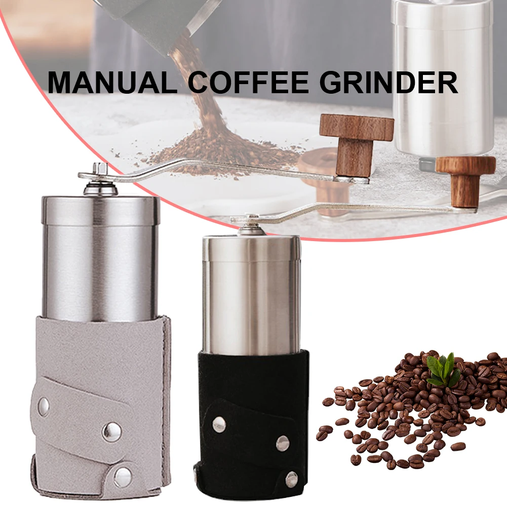 Manual Coffee Grinder Stainless Steel Hand Coffee Mill with Adjustable Knob  Coffee Beans Grinder for Cold Brew Drip Espresso