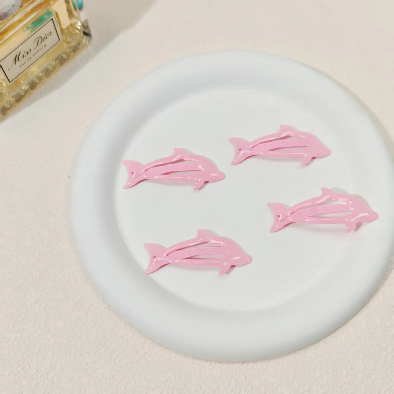 2pcs Little Blue Dolphin Cute Baby Hairpin Beach Sea Children Bangs Headwear Girls Kids Women Hair Accessories