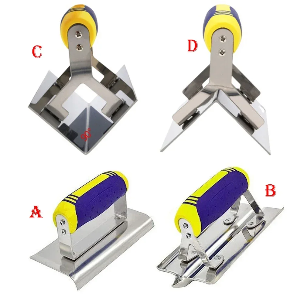 Handle Concrete Hand Edger Curved Ends And Radiused Edge Design Ergonomic Handle concrete hand edger