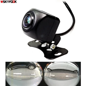 800L CCD HD 180 gradi obiettivo Fisheye telecamera per auto vista posteriore/frontale telecamera di backup retromarcia grandangolare visione notturna 6V 12V park cam