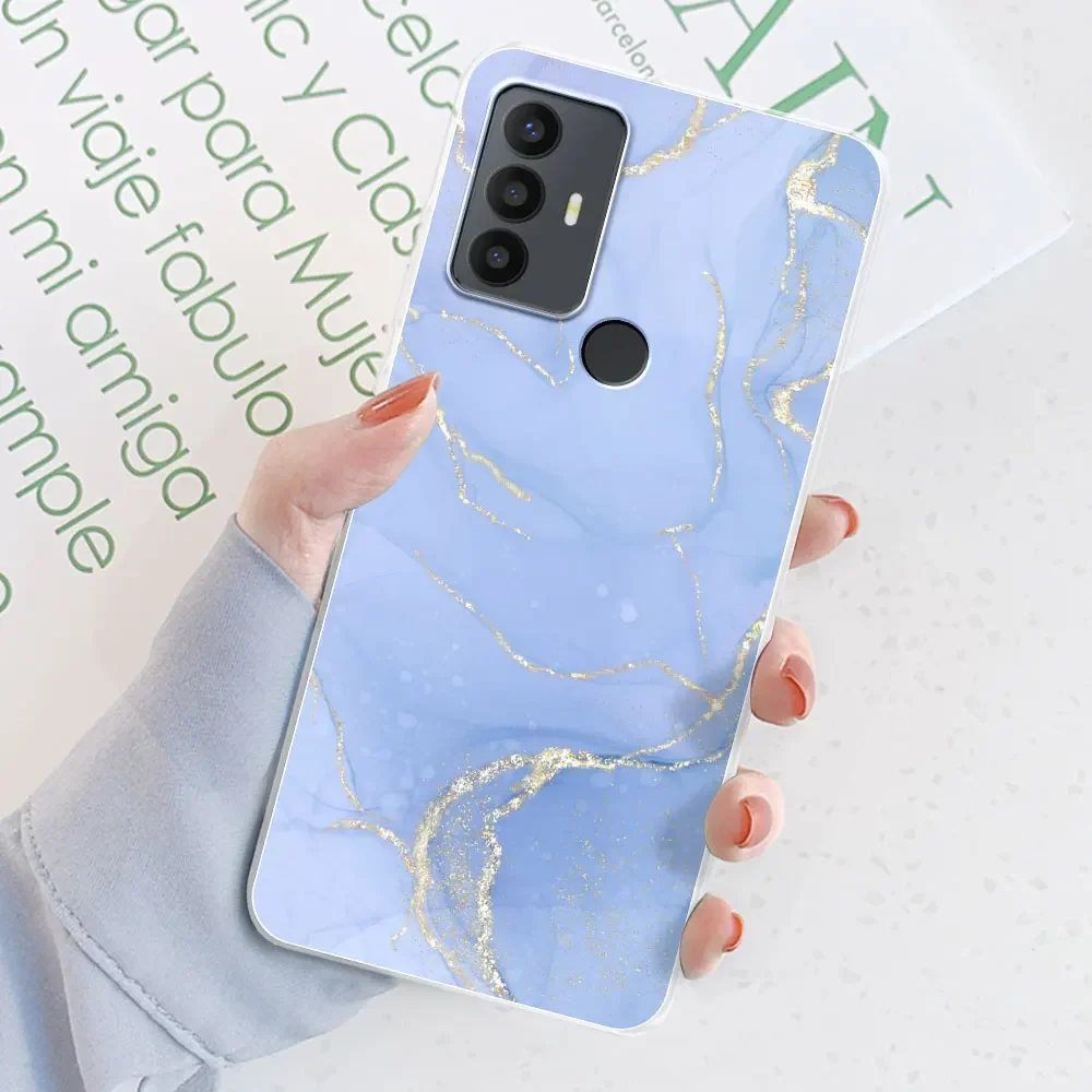 Floral Transparent TPU Silicone Soft Phone Case Cover - Flower Printing Coque Bumper
