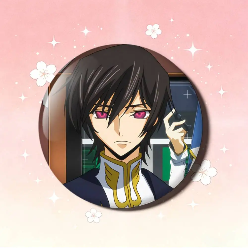 Geass Laser Badge - Creative Accessory for Backpack, Clothes, and Hats