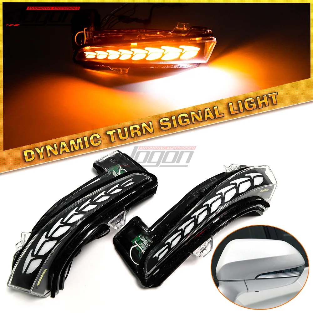 

2 Pcs For Toyota Crown S220 2019 2020 2021 2022 15th LED Dynamic Indicator Turn Signal Light Mirror Sequential Indicator Blinker