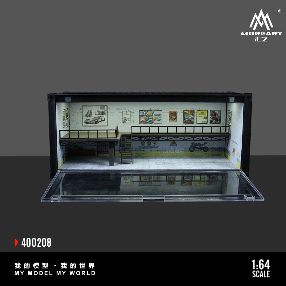 Time Box & MoreArt Container Repair Shop Lighting Diorama