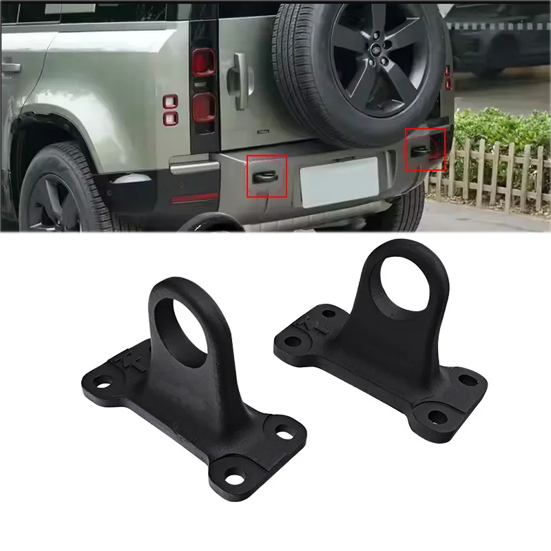 For 2020-2024 Land Rover Defender 90 110 Aluminum Alloy Black Car Tow ...