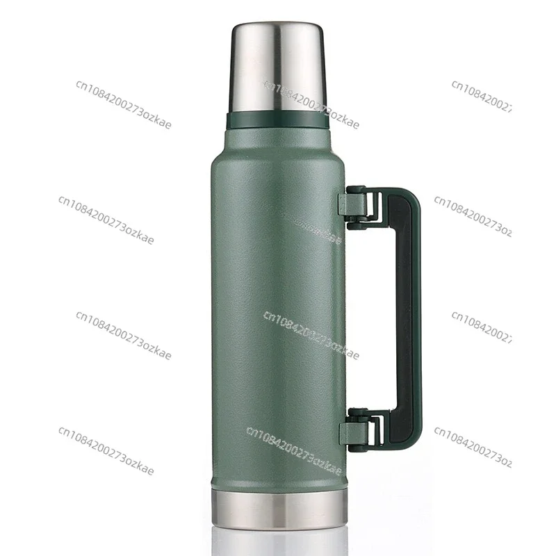 Insulated Pot 304 Stainless Steel Large Capacity Retro Outdoor Camping Travel Portable Home Water Cup