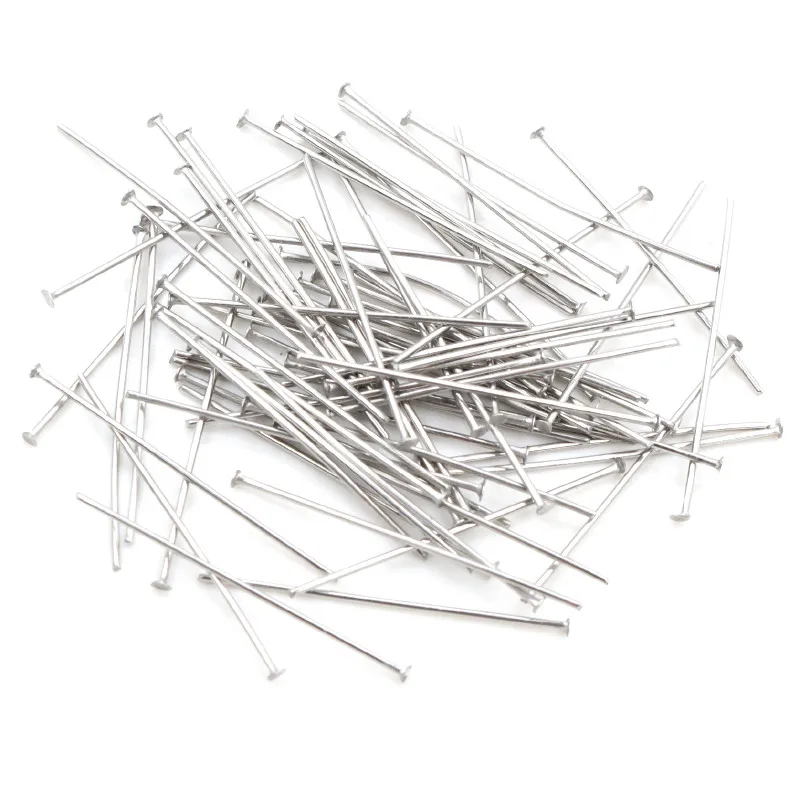 Stainless Steel Ball Pins No Fade 100pcs/Lot 20-70 mm 316 Stainless Steel Ball Pins Findings Ball Head Pins For Jewelry Making DIY Supplies Accessories