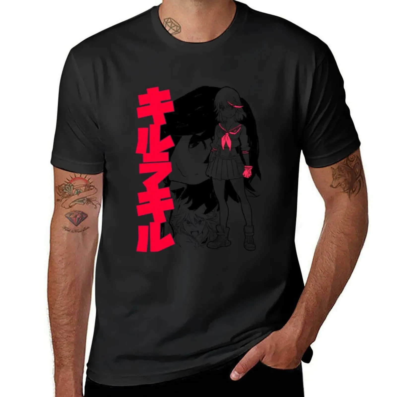 Kill La Kill T-Shirt plus size tops Blouse korean fashion cute tops plain white t shirts men
