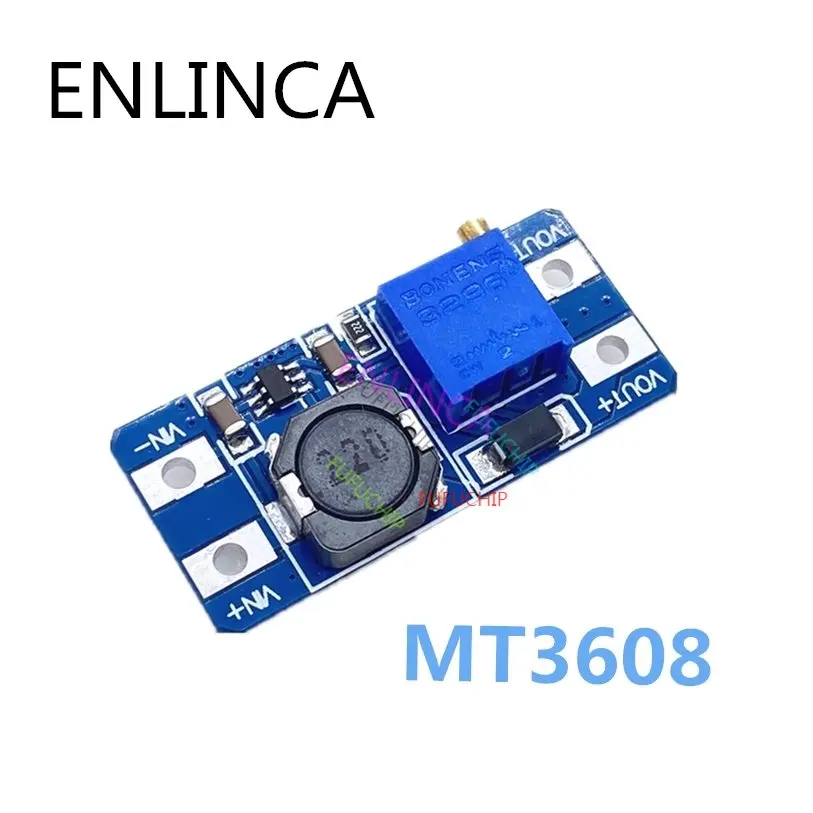1 Pz Mt3608 2A Max Dc-Dc Step Up Modulo Di Potenza Booster Modulo Di Potenza 3-5V Naar 5V/9V/12V/24V