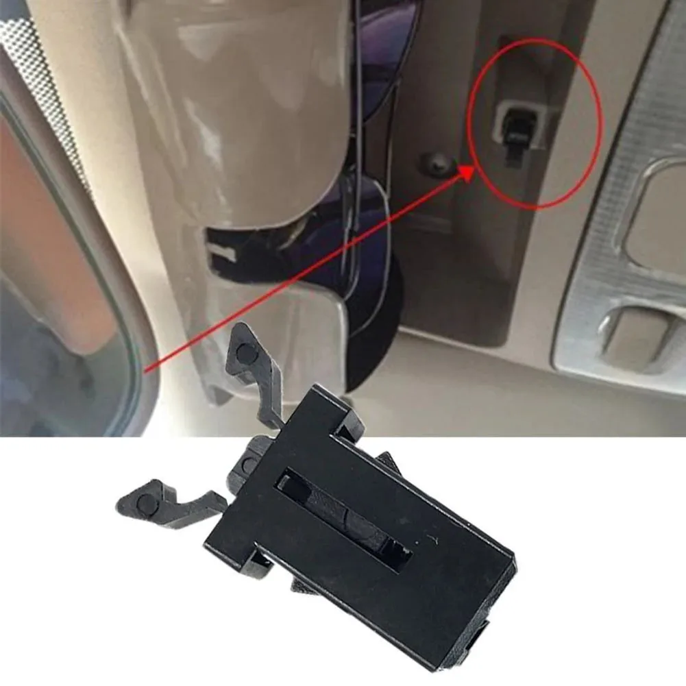 

1x Car Sunglasses Holder Overhead Console Latch Plastic& Metal Interior Replacement Parts For Vehicle Ashtray/trash Can/toilet