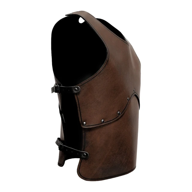 Armatura Spalle In Pelle Medievale - Cosplay Cavaliere, Regolabile, Per Halloween E Eventi - Foto 8