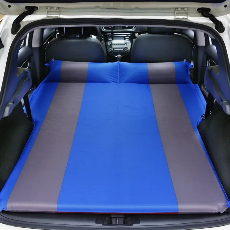 Inflatable Air Bed Car Sleeping Mattress Car Sleeping Bed Automatic Air Mattress Travel Bed Suv Trunk Sleeping Outdoor Cushions Self-driving Tour Camping Rest Pad
