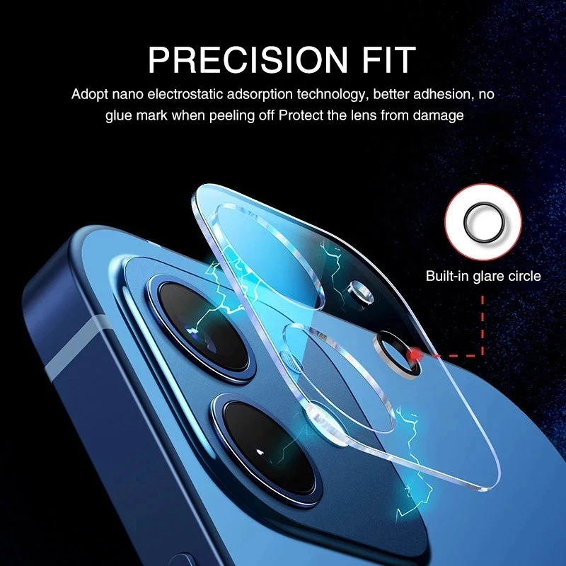 HD Camera Lens Protection Glass Film For iPhone 16 14 15 Pro Max Plus Full Cover Lens Protector For iPhone 13 11 12 PRO MAX Mini 2