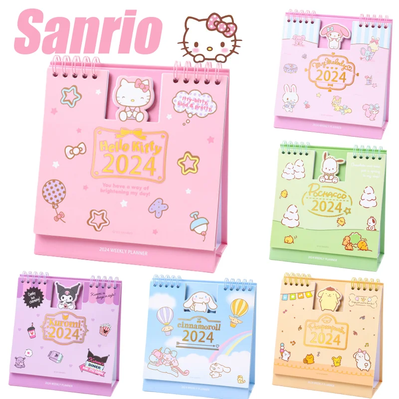 2024 Sanrio Desk Calendar Office School Supplies Calendar Hello Kitty