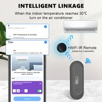 1/2PCS New WIFI Temperature and Humidity Sensor IP65 Outdoor Waterproof Tuya APP  Hygrometer Thermometer Support Alexa Google - Image 4