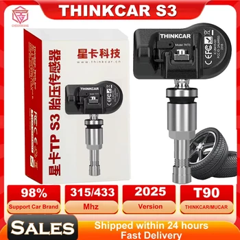 THINKCAR TPMS Sensor S3 THINKTPMS S3/S2 315MHz 433MHz Universal Sensor Automotive Mechanical Workshop Tools TPMS Program 1