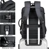 40L Expandable USB Travel Backpack Flight Approved Carry-On Bag for Airplanes Water-Resistant and Durable Fits 17-Inch Laptop 5