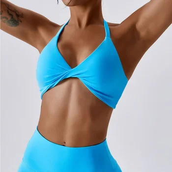Soutien-gorge extensible doux et confortable pour femme, sous-vêtement actif, sexy, pour gym, fitness, cyclisme en plein air, course à pied, yoga