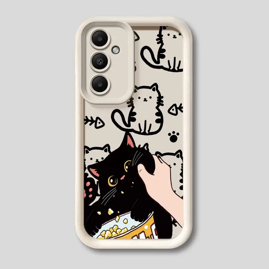 Soft Cartoon Cute Little Cat Phone Case