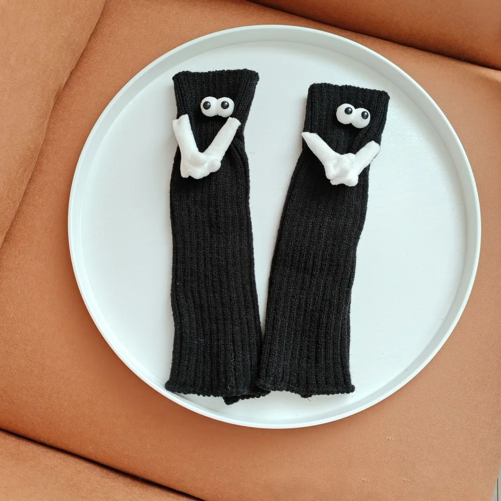 Cotton Hand Stockings Stylish Elastic Solid Color Knit Long Socks Hand And Foot Dual Use Accessories Leg Warmers Winter
