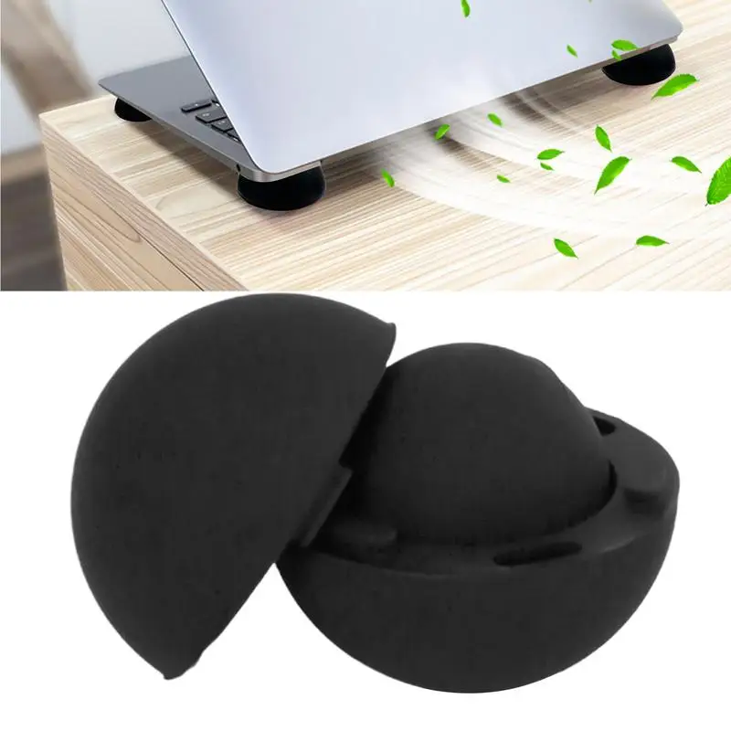 Laptop Cooling Ball Notebook Cooler Stand Feet Skidproof Pad Heat Reduction 4pcs For Notebook PC