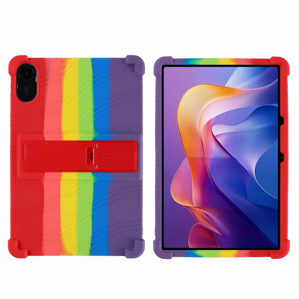 11-Inch Shockproof Soft Silicone Stand Protective Tablet Shell