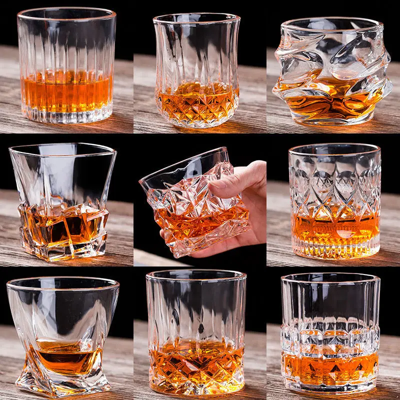 

Premium Bar Sets with Whiskey Glasses and Bar Accessories - Perfect for Home Bar or Gifts shot glass wine glass set