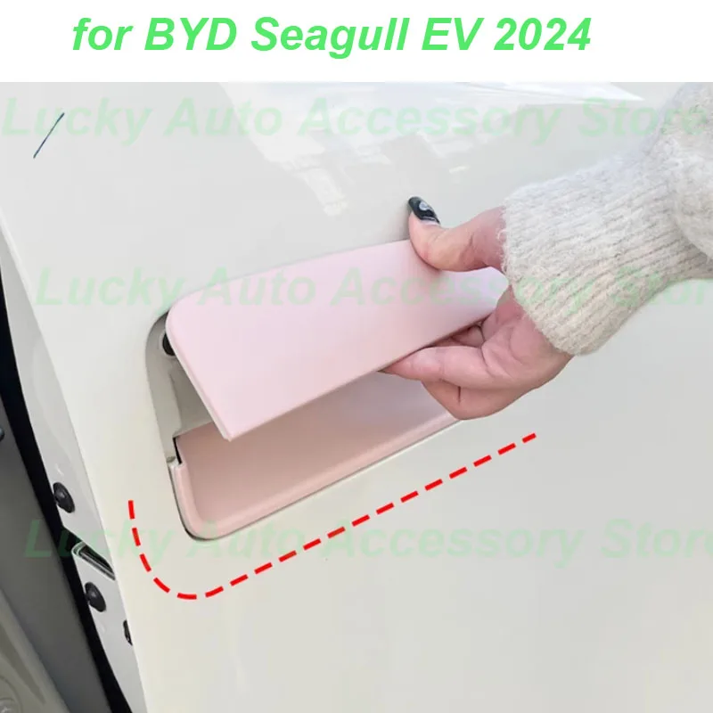 Car Door Handle Protective Cover for BYD Seagull EV 2024 Handle Door Bowl Anti-scratch ABS Cover Frame Exterior Accessories