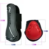Horse Protection Leg Guard Boots Front Hind Leg Boots Adjustable PU Shell Wrap Protective Boots Horse Fly Leg Guards Set 6